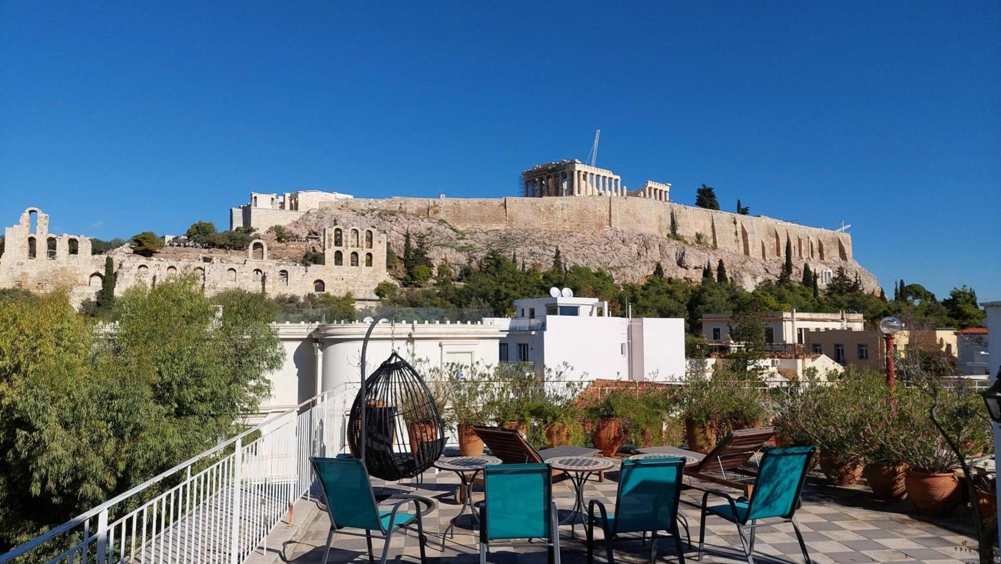 Stunning Acropolis View Apartment Athén Kültér fotó
