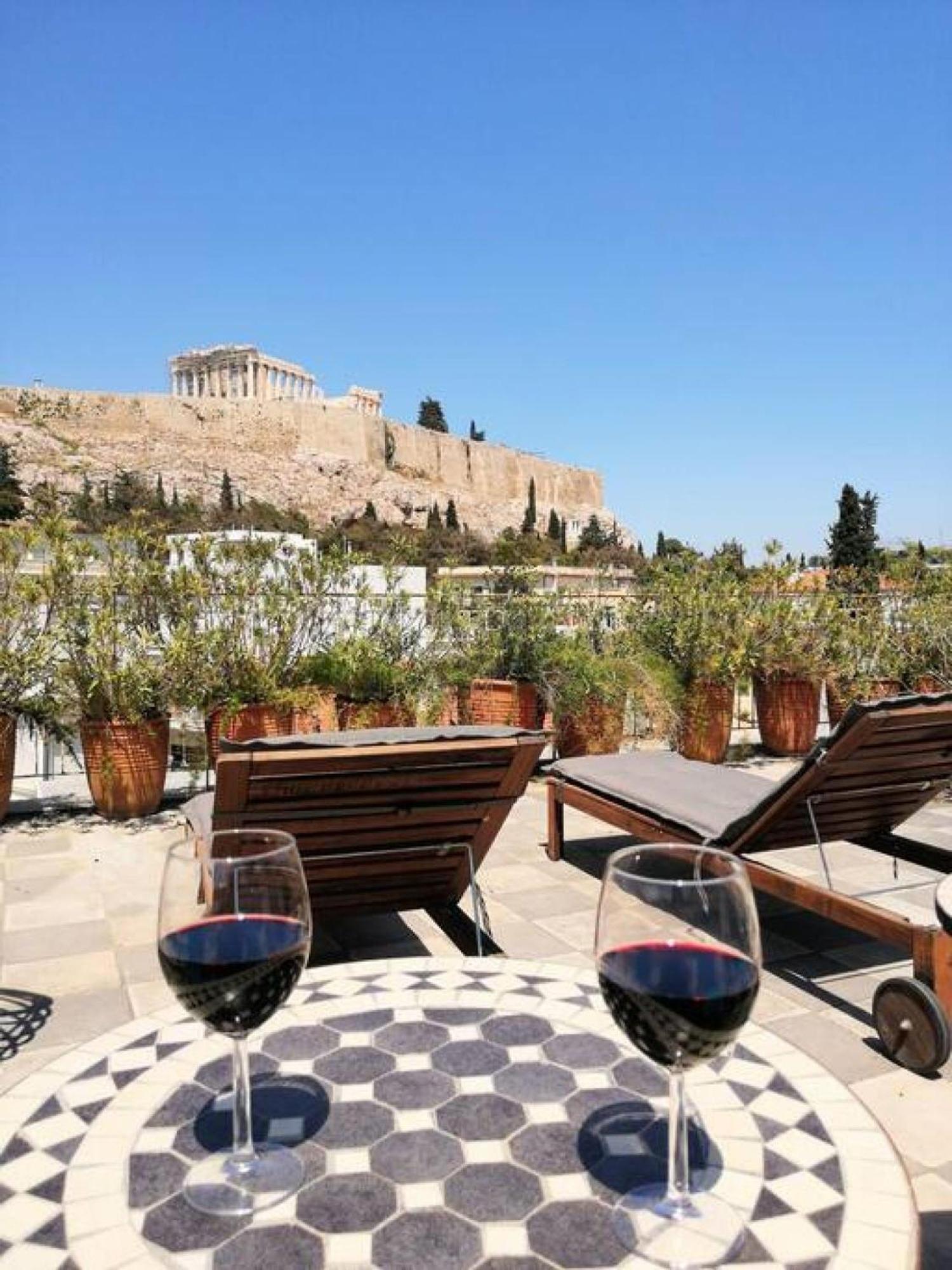 Stunning Acropolis View Apartment Athén Kültér fotó