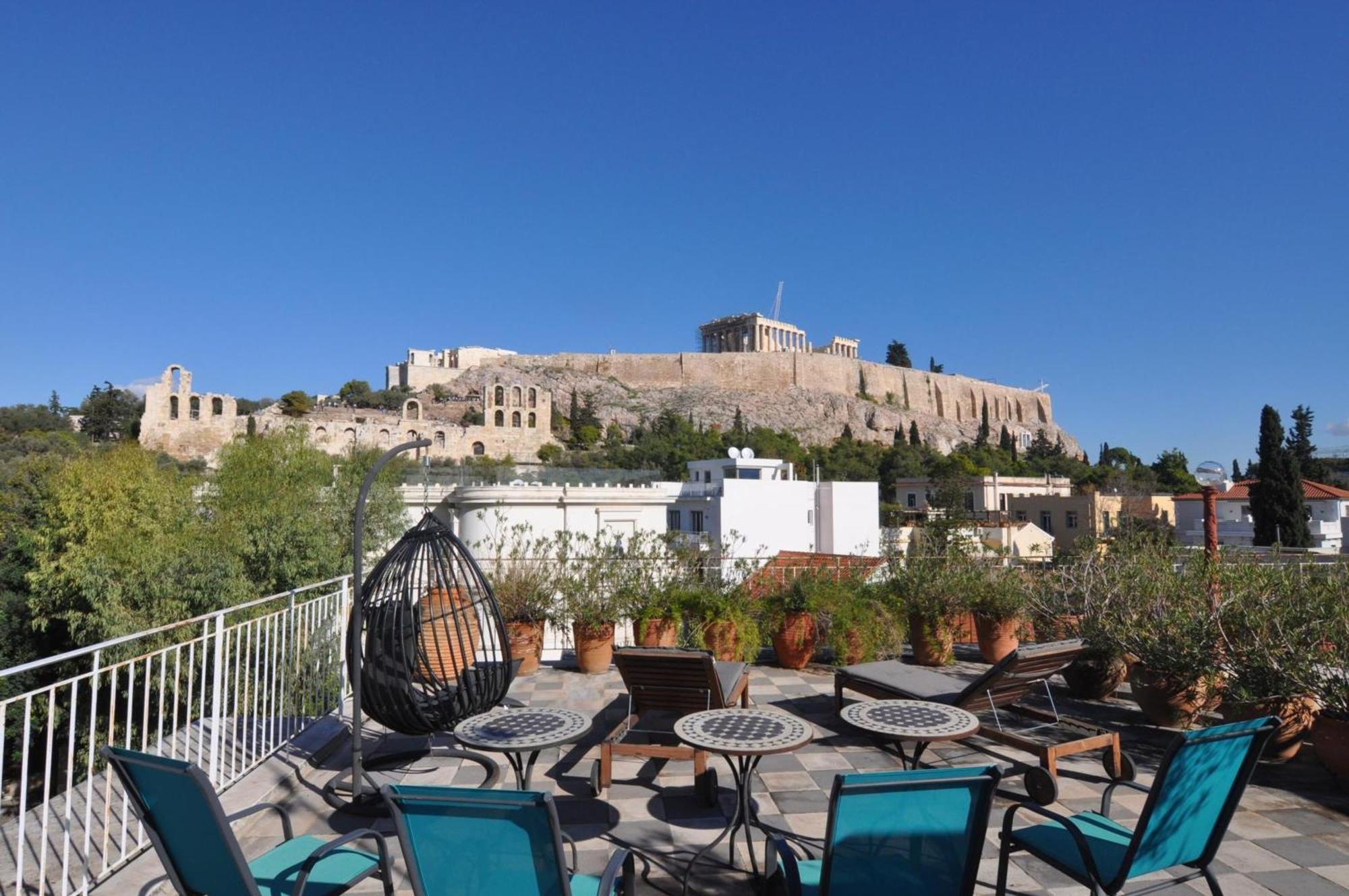 Stunning Acropolis View Apartment Athén Kültér fotó